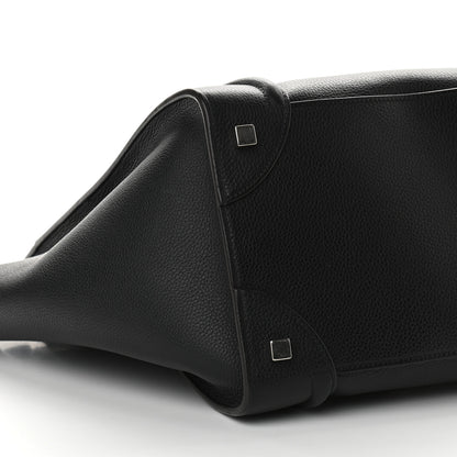 Celine Drummed Calfskin Mini Luggage Black 8 of 9