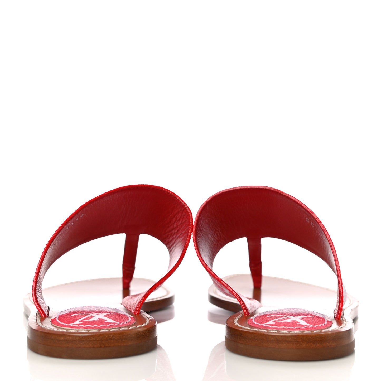 Monogram Escale Palma Sandals 38.5 Rouge