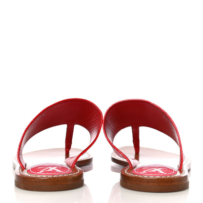 Louis Vuitton Monogram Escale Palma Sandals 38.5 Rouge 4 of 14