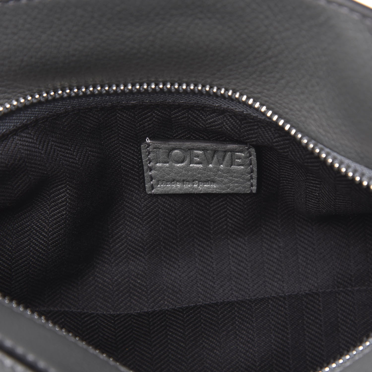Loewe Calfskin Small Puzzle Bag Gunmetal 6 of 9