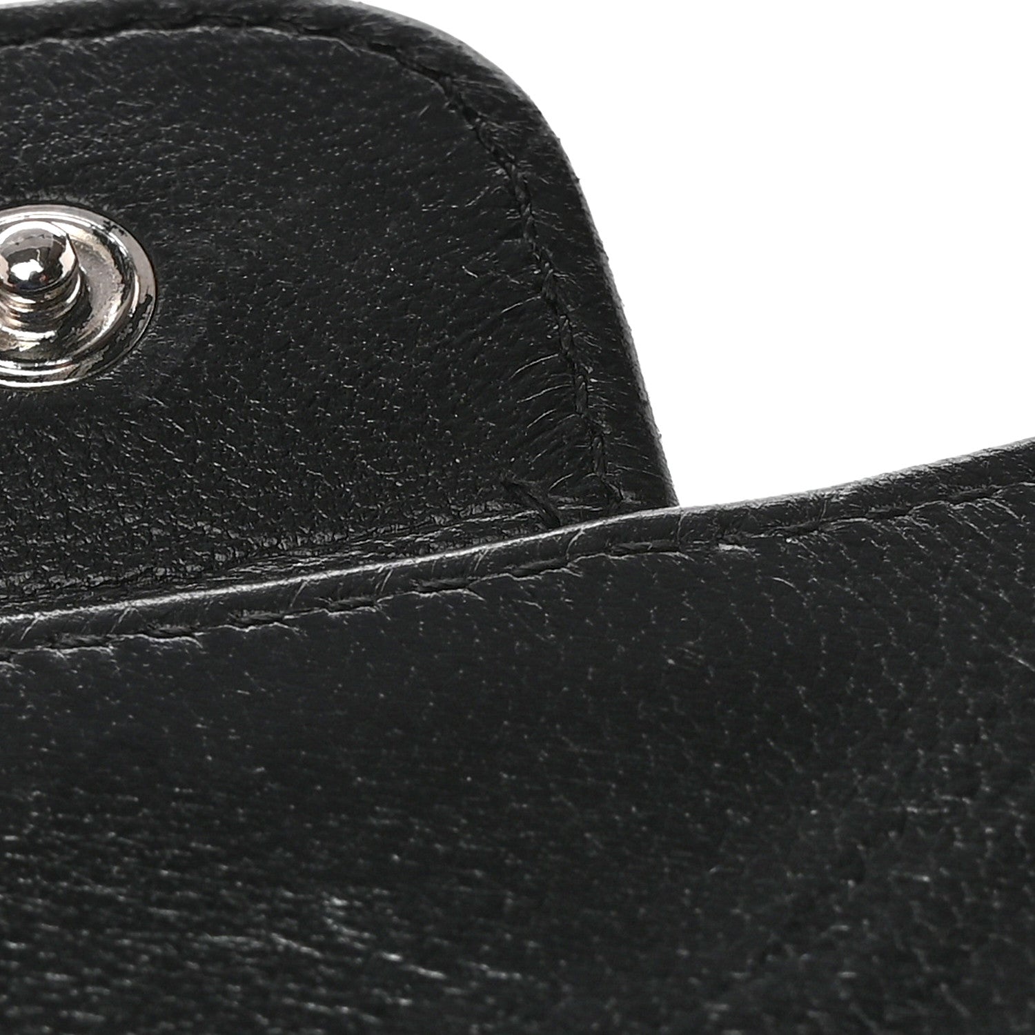 Chanel Lambskin Quilted Large Flap Wallet Black 12 of 12