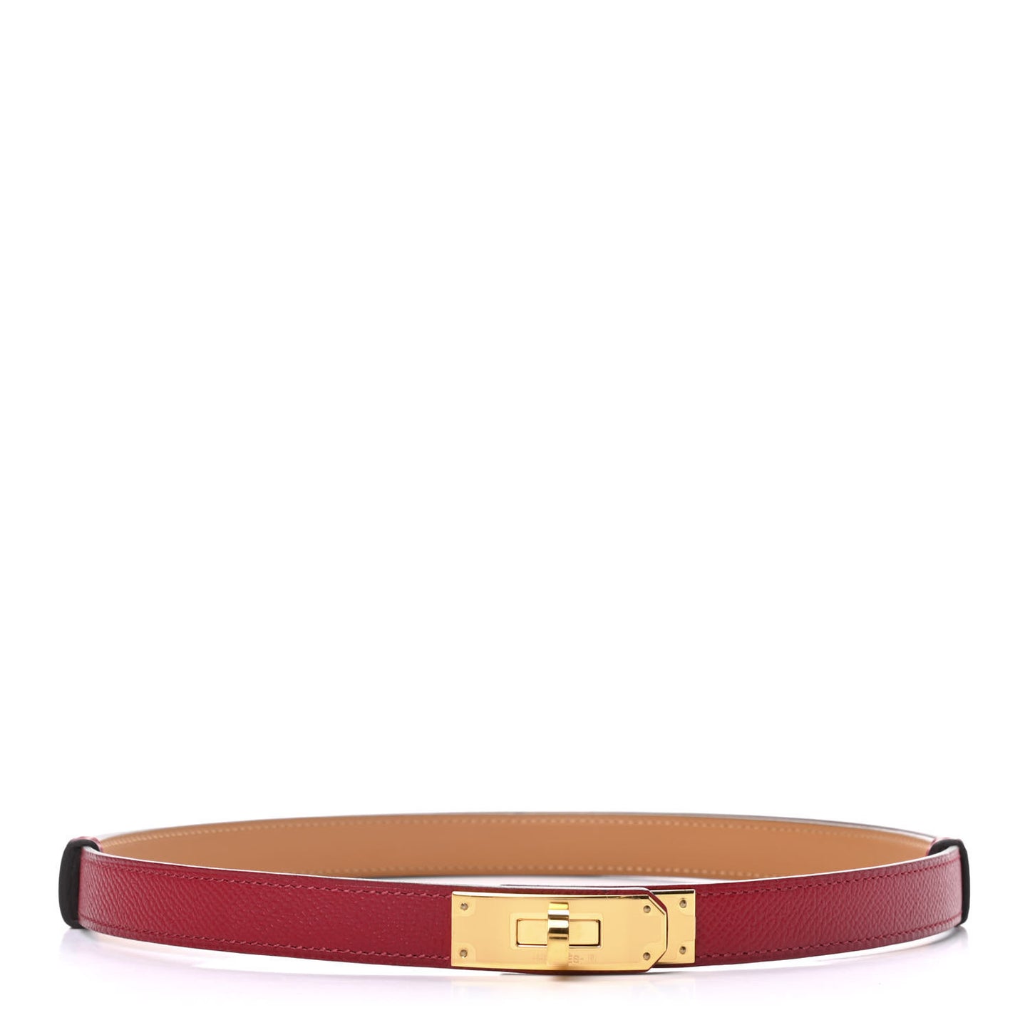 Epsom Kelly Belt Rouge Casaque