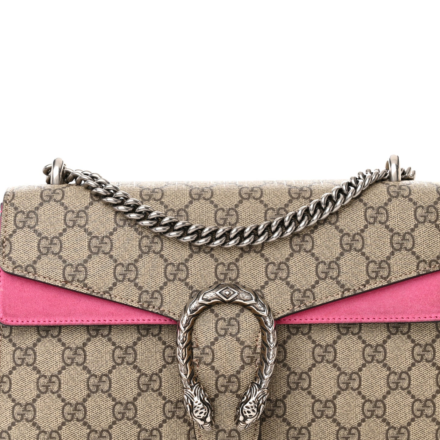 GG Supreme Monogram Small Dionysus Shoulder Bag Pink