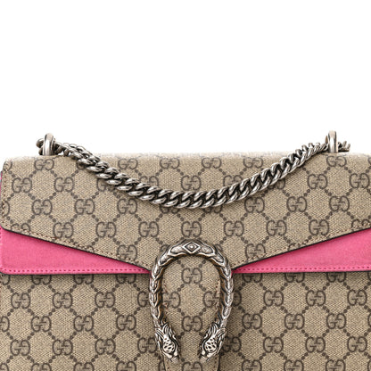 Gucci GG Supreme Monogram Small Dionysus Shoulder Bag Pink 8 of 14