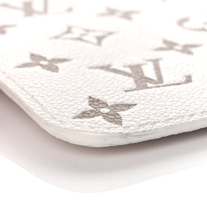 Louis Vuitton Empreinte Monogram Spring In The City Neverfull Pochette MM Kaki Beige Cream 8 of 9