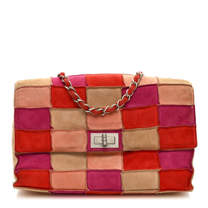 Chanel Suede Patchwork Medium Mademoiselle Flap Multicolor 1 of 11