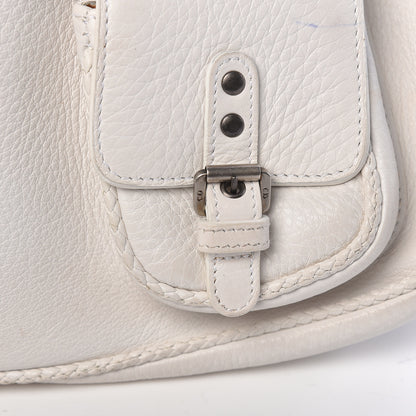 Christian Dior Calfskin Whipstitch Gaucho Double Saddle Bag White 15 of 20