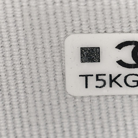 Chanel Metallic Goatskin Quilted Crystal CC Walk Of Fame Clutch With Chain Silver 7 of 10