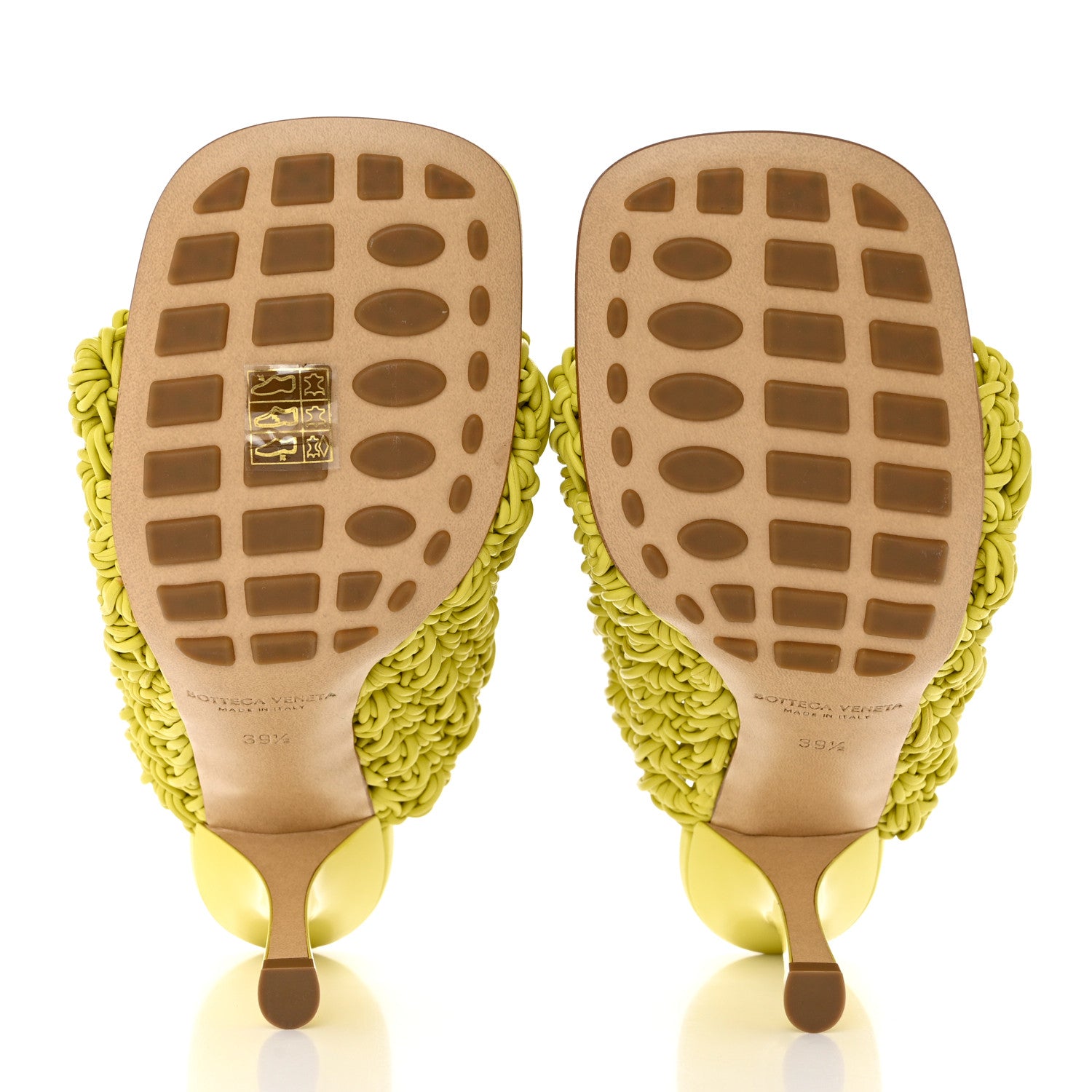 Bottega Veneta Nappa Intrecciato The Board Mules 39.5 Pear 5 of 8