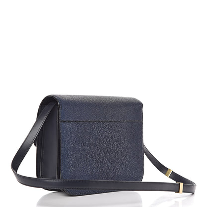 Celine Stingray Medium Classic Box Flap Bag Navy 3 of 14