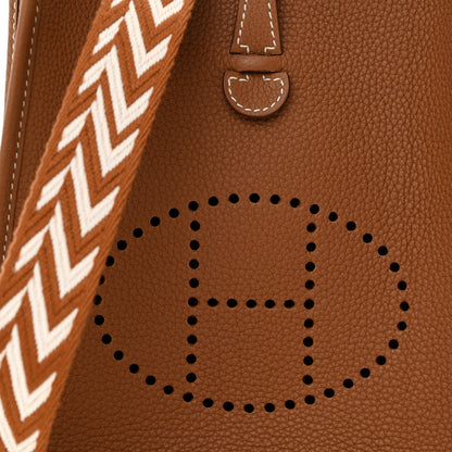 Hermes Taurillon Maurice Amazone Evelyne TPM Gold White 8 of 11