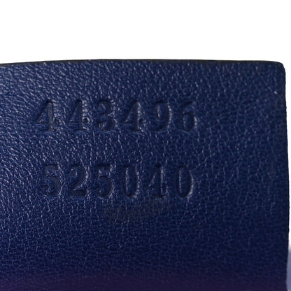 Gucci Velvet Matelasse Medium GG Marmont Shoulder Bag Cobalt Blue 7 of 11