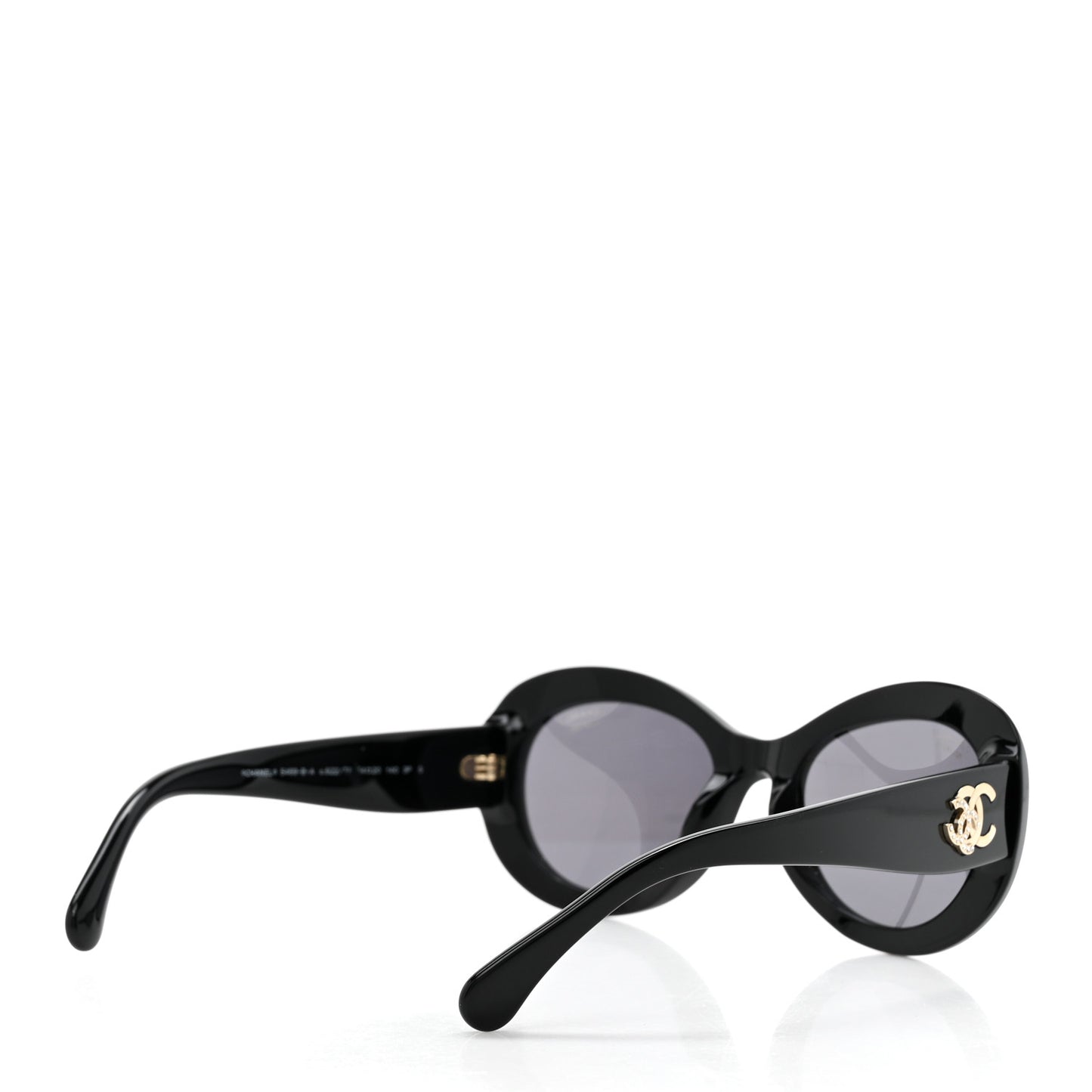 Acetate Polarized Oval CC Sunglasses 5469-B-A