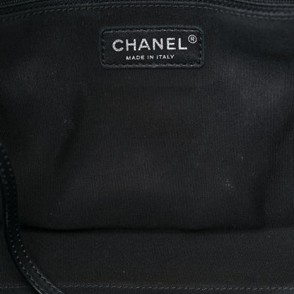 Chanel Calfskin Stitched Shopping Tote Black 9 of 9