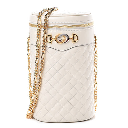 Gucci Calfskin Trapuntata Zumi Belt Bag Off White 1 of 9