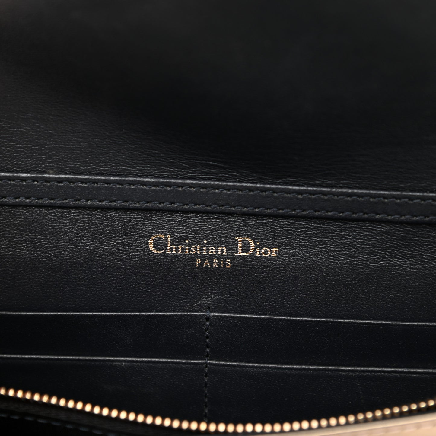 Metallic Patent Micro-Cannage Medium Diorama Flap Bag Gold