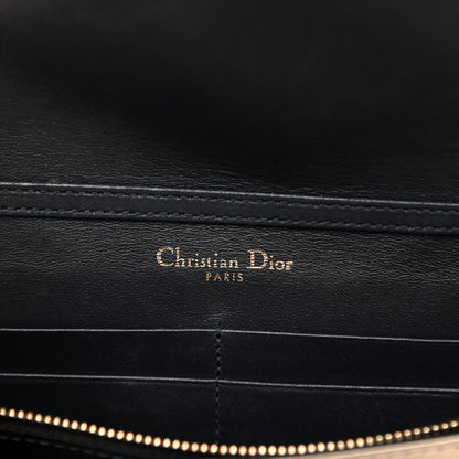 Christian Dior Metallic Patent Micro-Cannage Medium Diorama Flap Bag Gold 5 of 12
