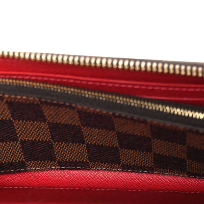Louis Vuitton Damier Ebene Clemence Wallet Cherry 5 of 6