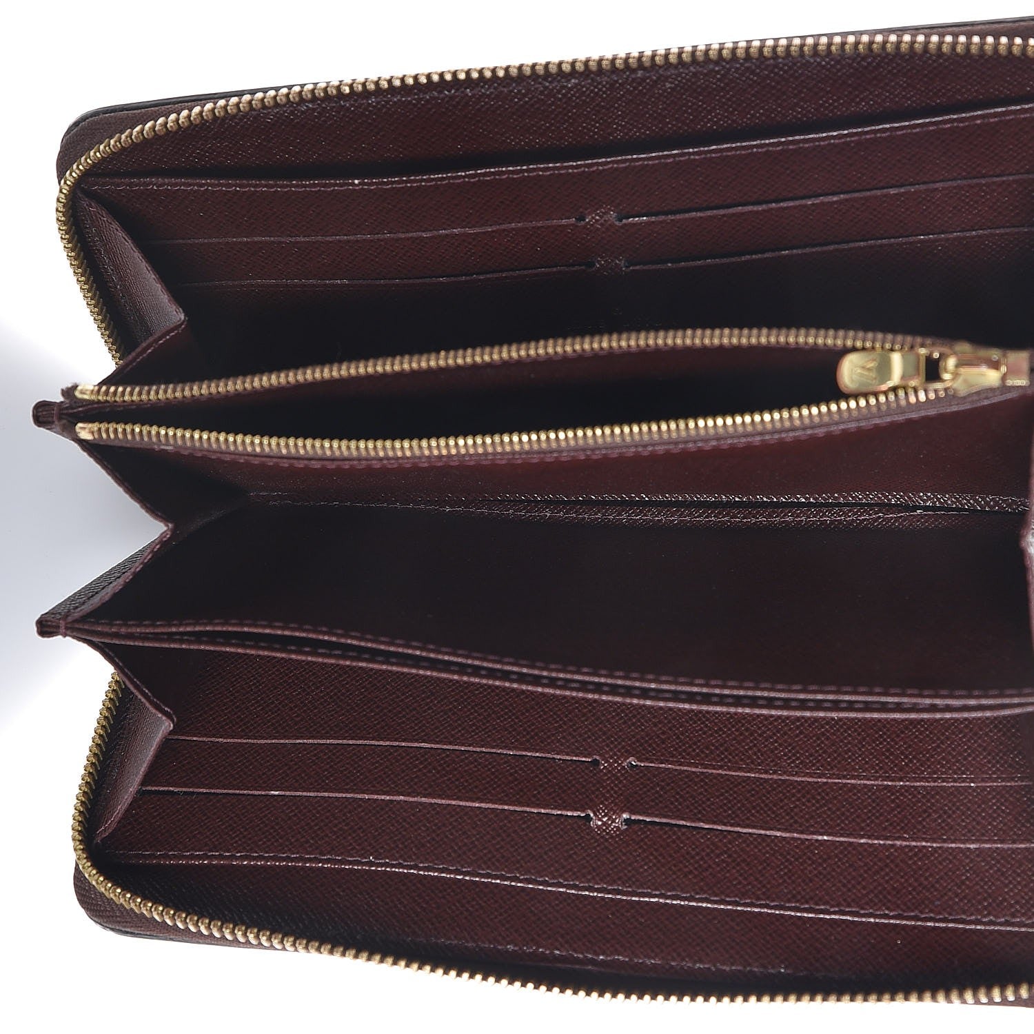Louis Vuitton Calfskin Monogram Gamma Zippy Wallet White Chocolate 15 of 16