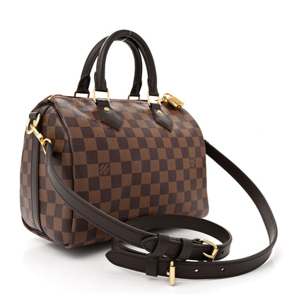 Louis Vuitton Damier Ebene Speedy Bandouliere 25 3 of 9