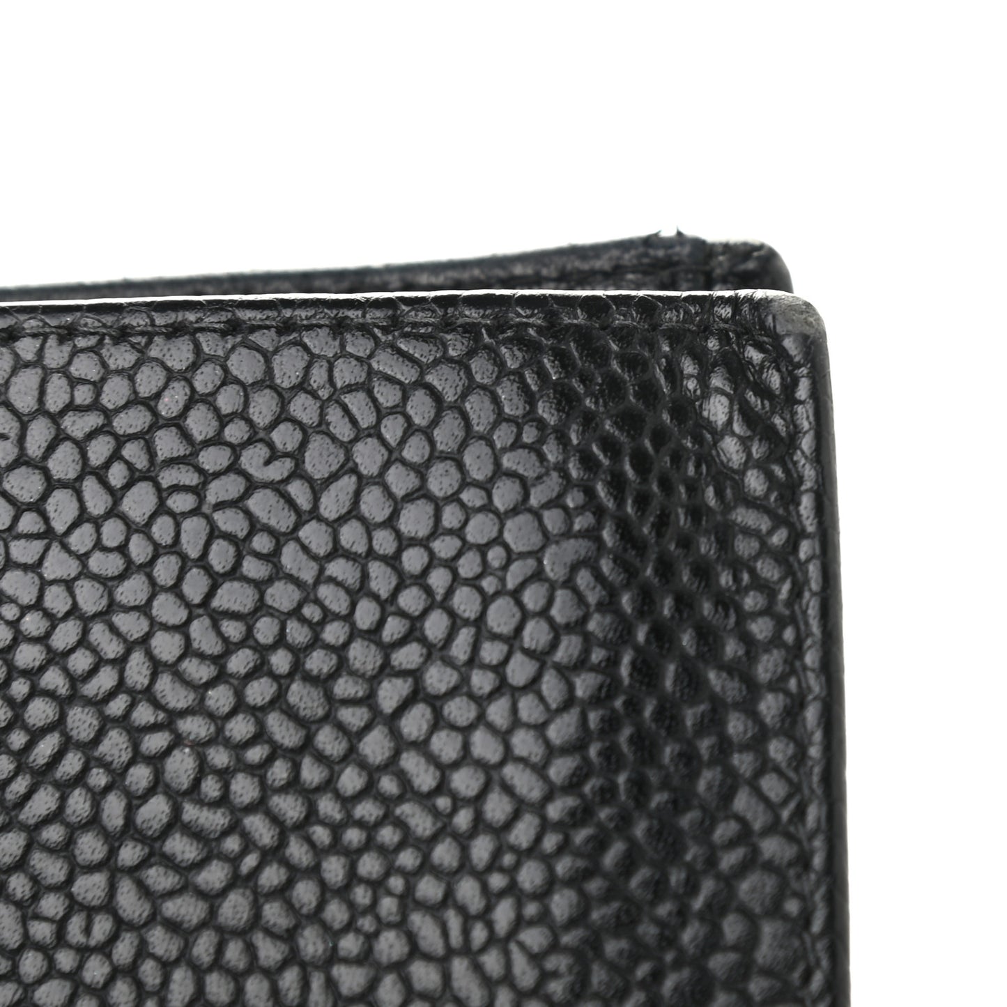 Caviar Timeless CC French Wallet Black
