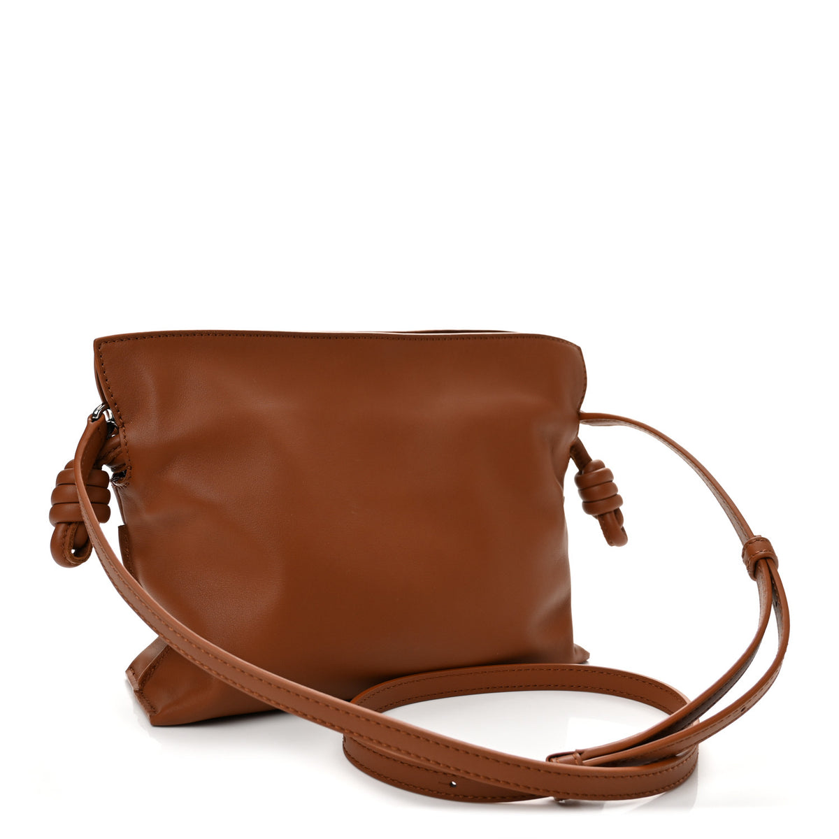 Loewe Calfskin Mini Flamenco Knot Clutch Squirrel 3 of 10