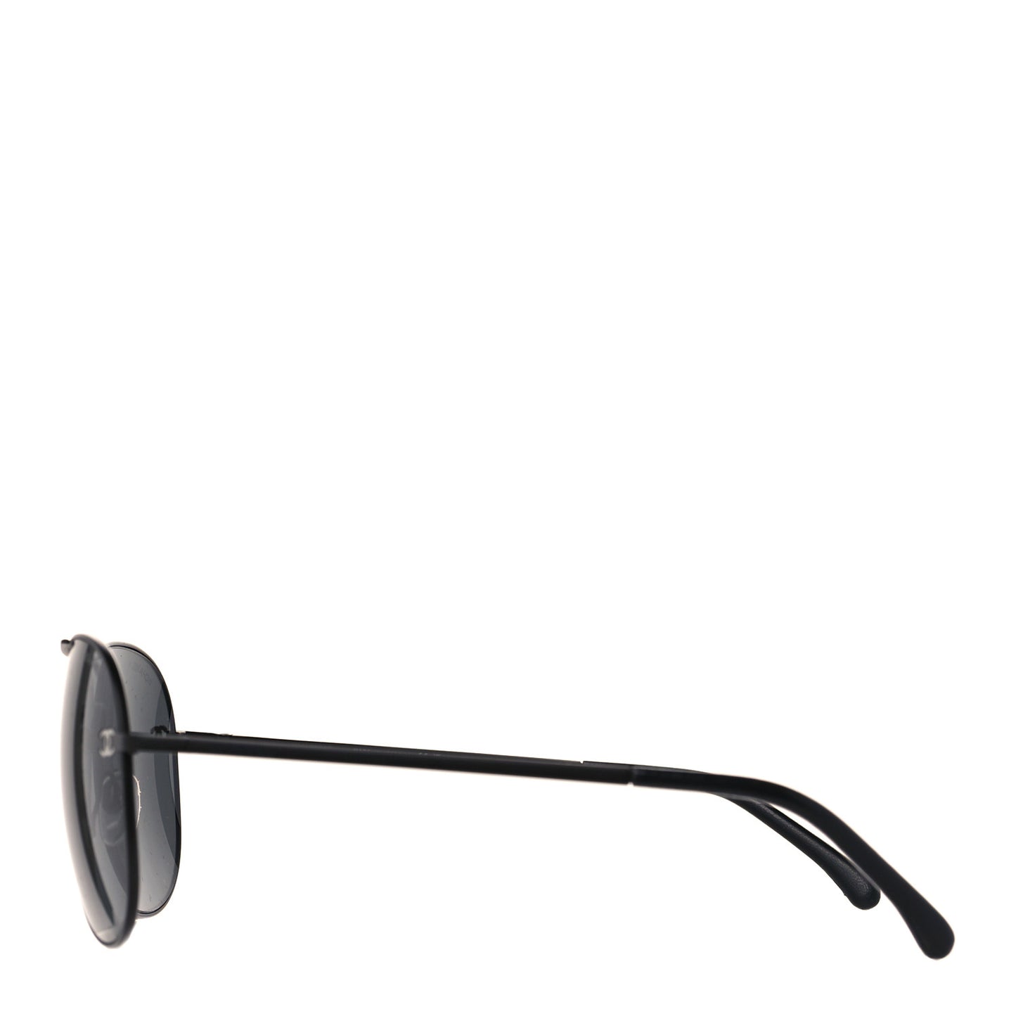 Metal Aviator CC Sunglasses 4189-T-Q Black