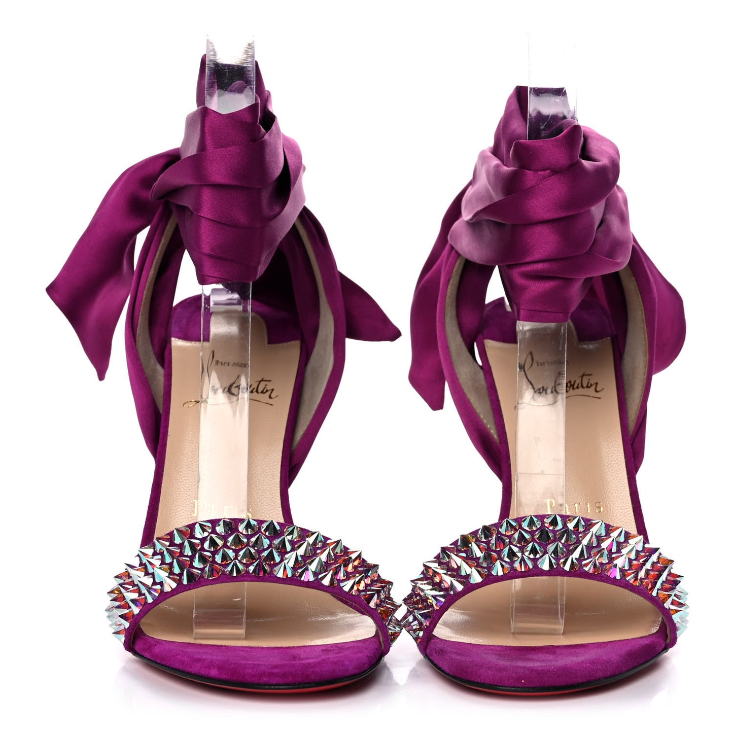 Crepe Satin Veau Velours Krystal Du Desert 100 Sandal 37 Version Ricelieu