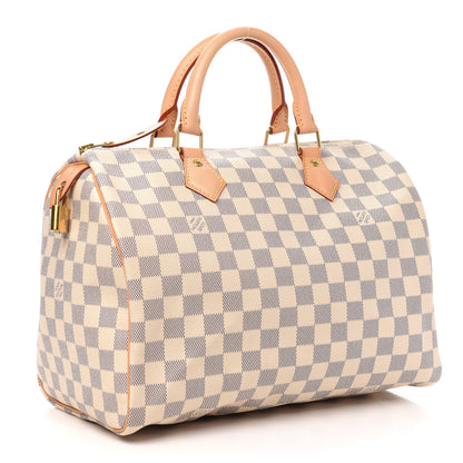 Louis Vuitton Damier Azur Speedy 30 2 of 10