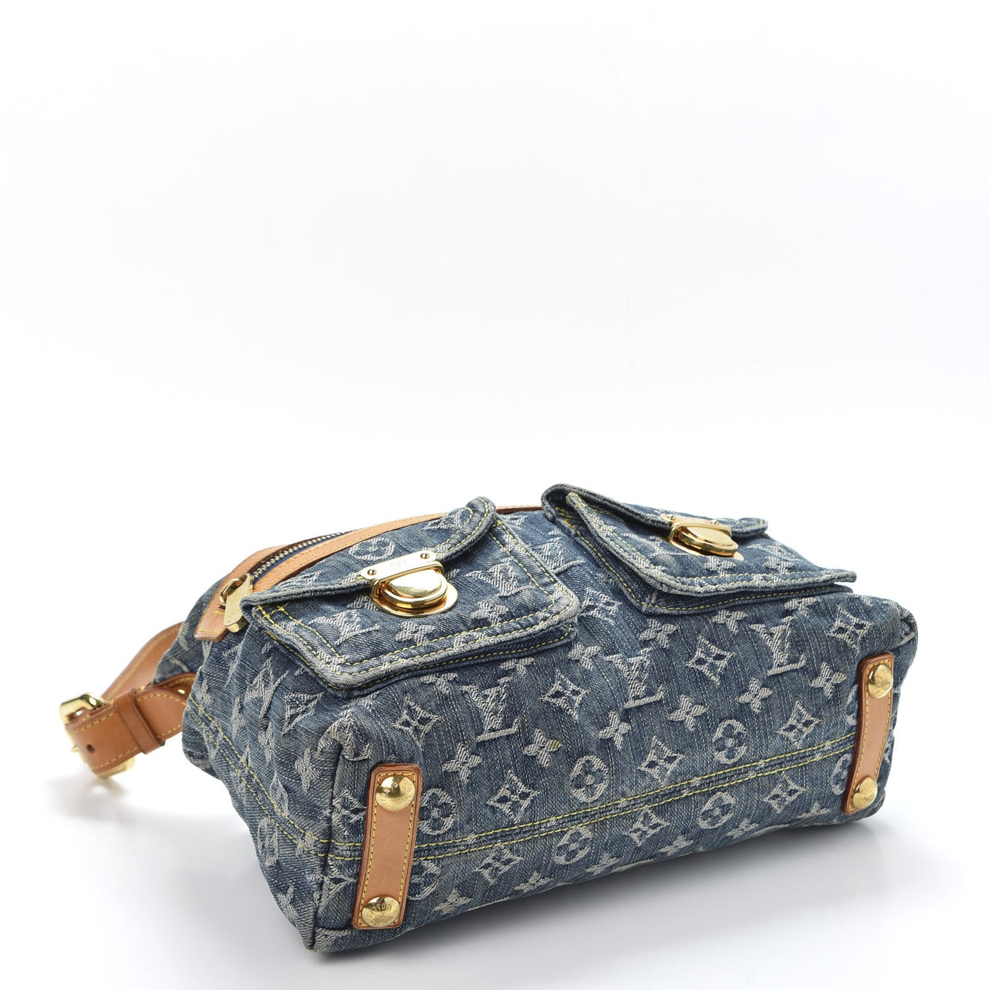Monogram Denim Baggy PM Blue