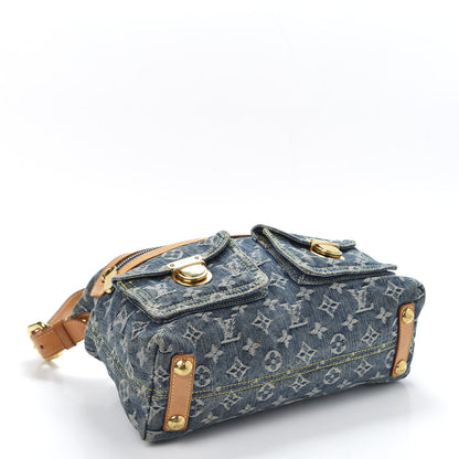 Louis Vuitton Monogram Denim Baggy PM Blue 3 of 8