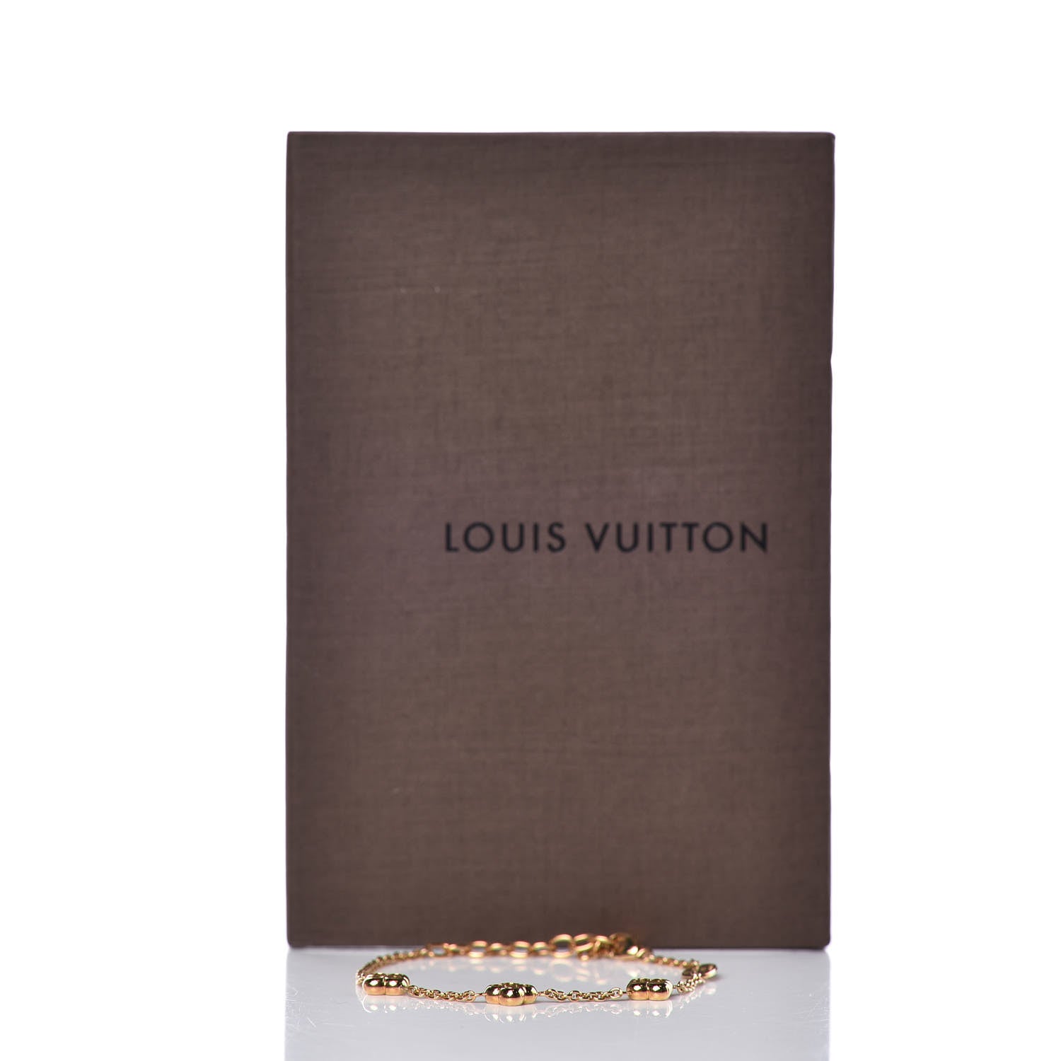 Louis Vuitton Brass Flower Full Bracelet Gold 5 of 5