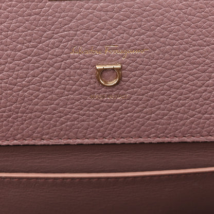 Salvatore Ferragamo Calfskin Large Studio Bag Caraway Seed 6 of 13