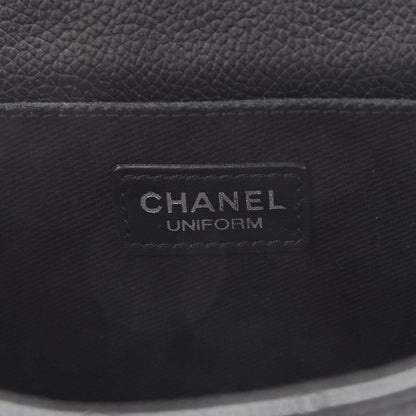 Chanel Grained Calfskin Quilted 2.55 Reissue Flap Belt Bag Clutch Black 6 of 9