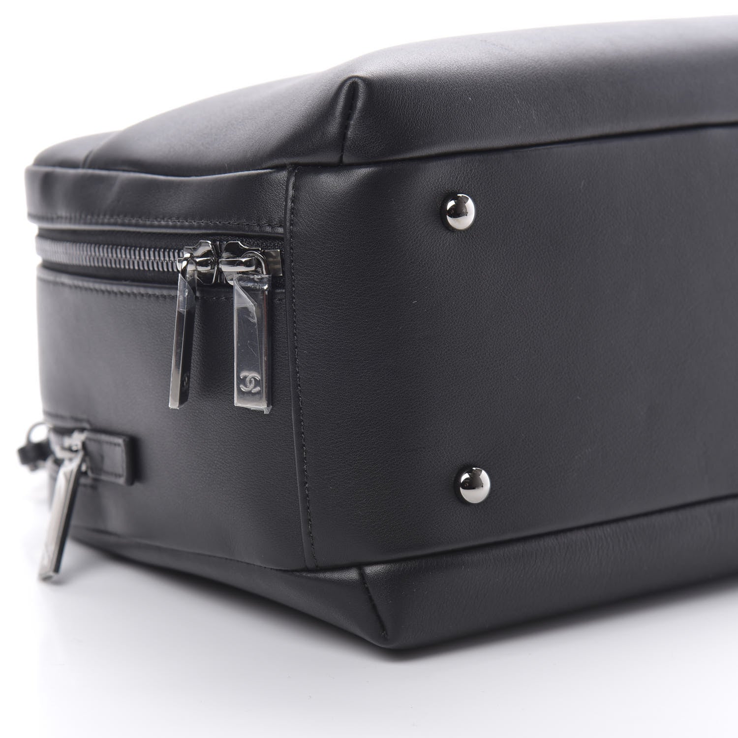 Chanel Calfskin Small Trendy CC Bowling Bag Black 10 of 11