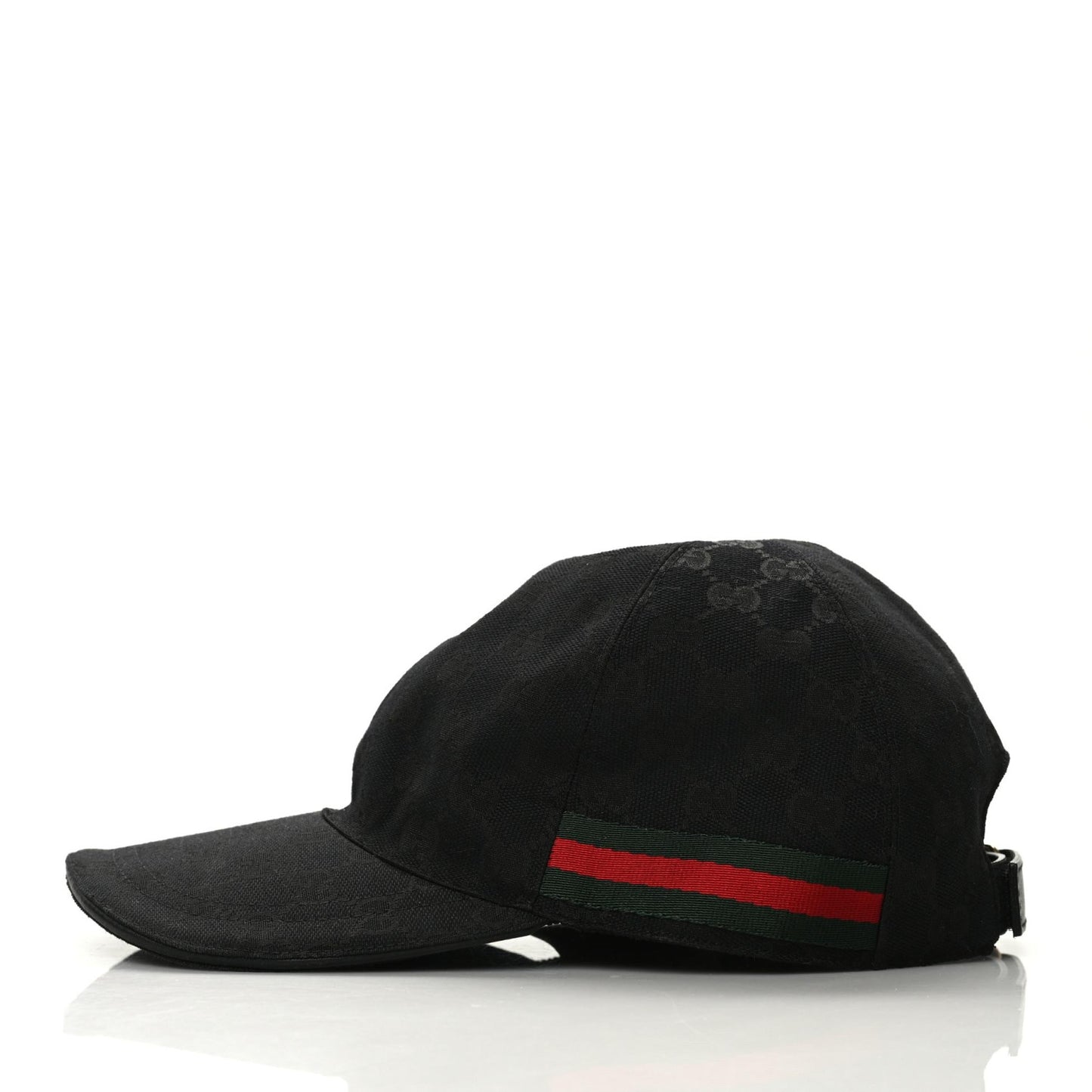 Monogram Web Baseball Hat M Black