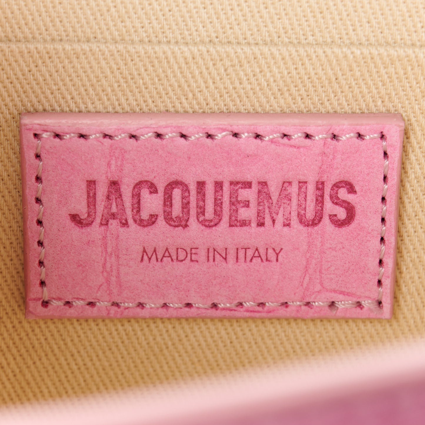 Nubuck Crocodile Embossed Le Chiquito Long Pink