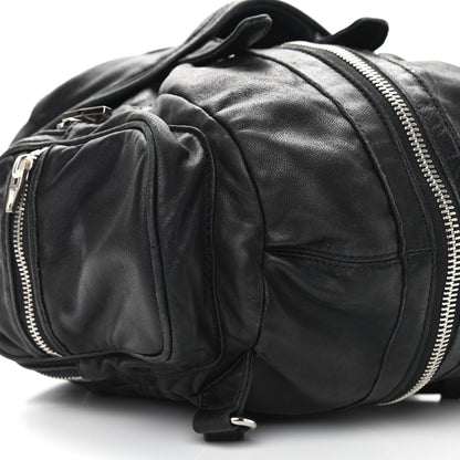 Alexander Wang Lambskin Mini Marti Backpack Washed Black Rhodium Hardware 7 of 15