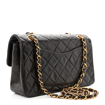 Chanel Lambskin Quilted Small Double Flap Black 3 of 15