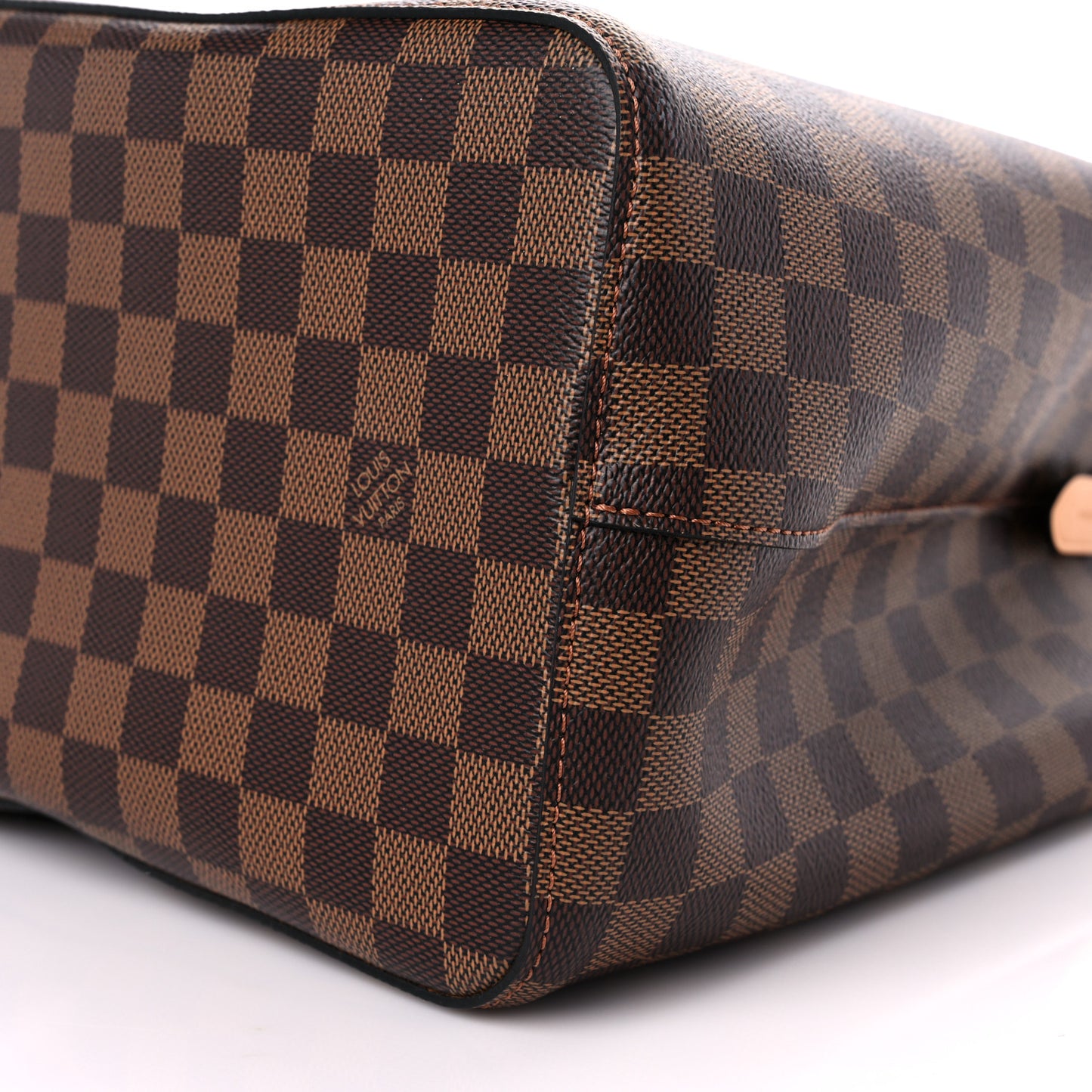 Damier Ebene Neonoe MM Safran