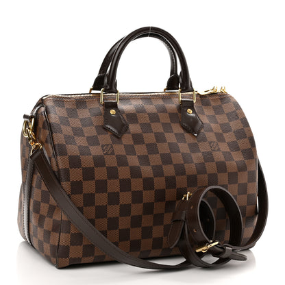 Louis Vuitton Damier Ebene Speedy Bandouliere 30 3 of 10