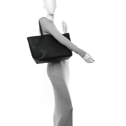 Saint Laurent Calfskin Large Shopping Tote Black 2 of 11