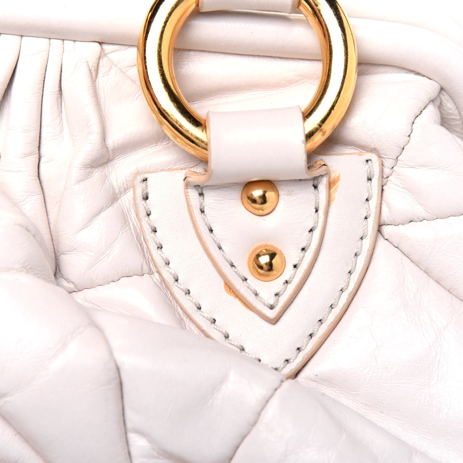 Marc Jacobs Calfskin Quilted Stam White 26 of 37