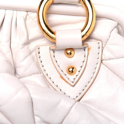 Marc Jacobs Calfskin Quilted Stam White 26 of 37