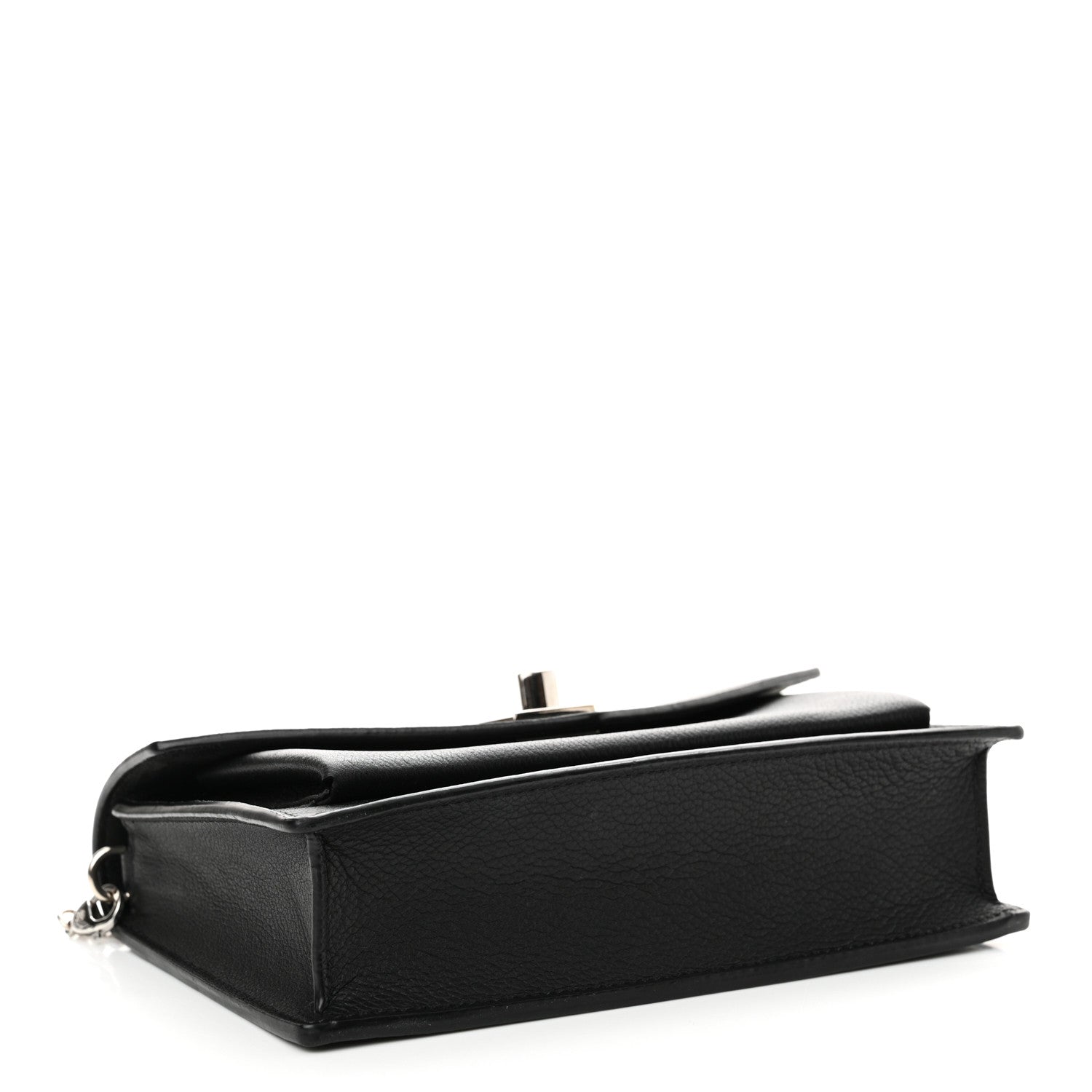 Louis Vuitton Soft Calfskin My Lockme Chain Pochette Black 4 of 10