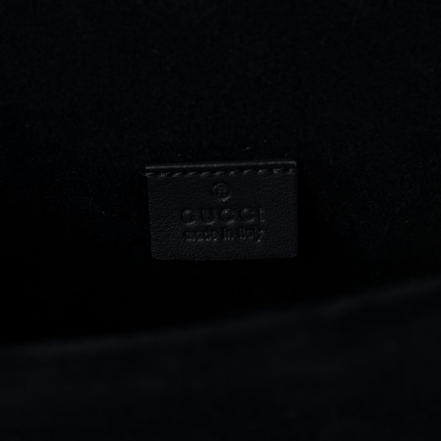 Gucci GG Supreme Monogram Mini Dionysus Shoulder Bag Black 6 of 8