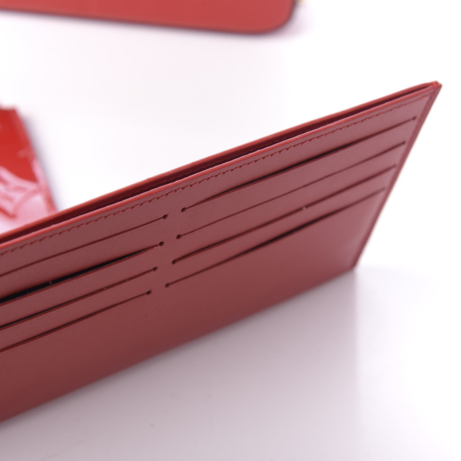 Louis Vuitton Vernis Felicie Pochette Chain Wallet Cherry 11 of 12