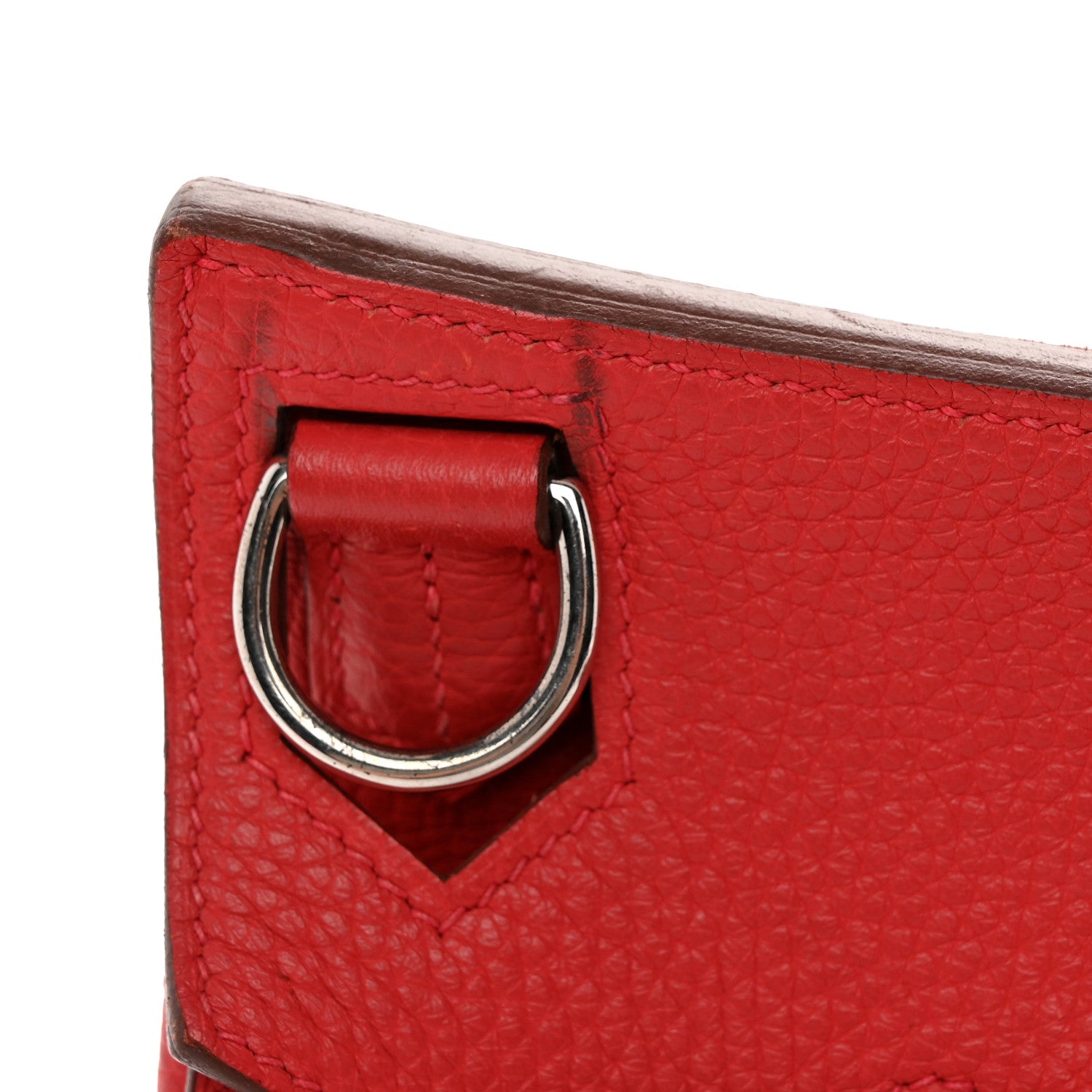 Hermes Taurillon Clemence Jypsiere 28 Geranium 13 of 16
