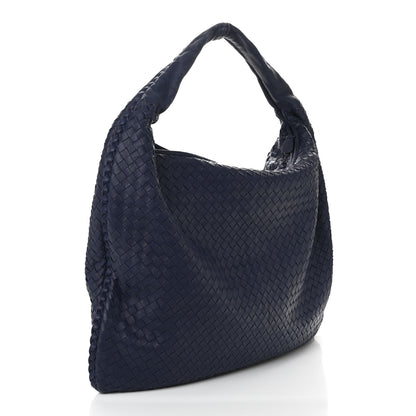 Bottega Veneta Nappa Intrecciato Maxi Veneta Hobo Sapphire 3 of 11