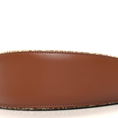 Loewe Jacquard Anagram Calfskin Luna Bag Tan Pecan 9 of 9